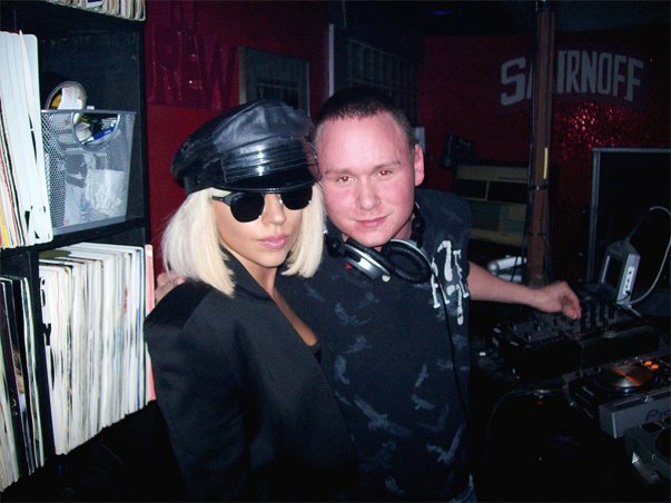 DJ Drew with Lady Gaga